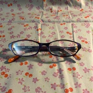 Kensie confident women’s eyeglasses brand new in black and orange.